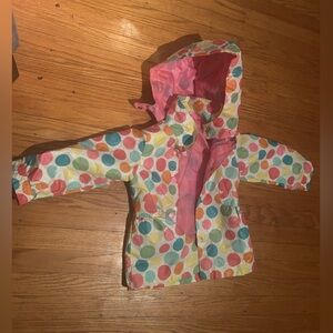 00s Osh Kosh B’Gosh Raincoat w Detachable Hood